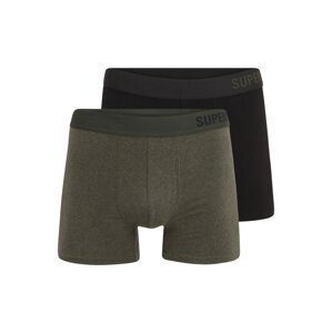 Superdry Boxerky  khaki / černá