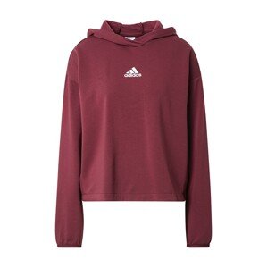 ADIDAS PERFORMANCE Sportovní mikina  bílá / pastelově červená