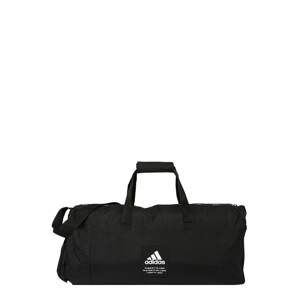 ADIDAS SPORTSWEAR Sportovní taška  černá / bílá