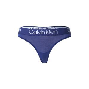 Calvin Klein Underwear Tanga  modrá / bílá