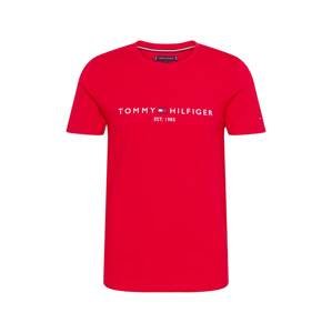 TOMMY HILFIGER Tričko  červená / bílá