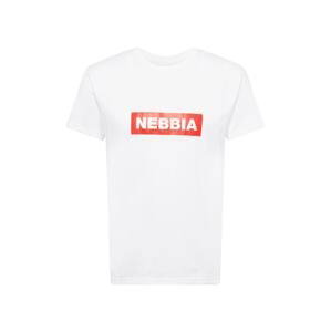 NEBBIA Funkční tričko  červená / bílá