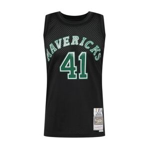 Mitchell & Ness Tričko 'Scott'  černá / bílá / zelená