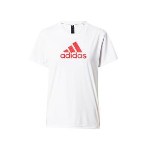 ADIDAS SPORTSWEAR Funkční tričko  korálová / bílá