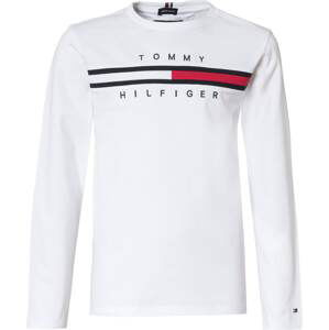 TOMMY HILFIGER Tričko  červená / bílá / námořnická modř