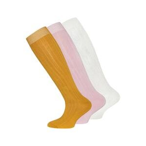 EWERS Ponožky  béžová / zlatě žlutá / světle růžová