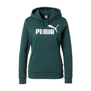 PUMA Mikina  smaragdová / bílá