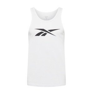 Reebok Sport Funkční tričko  bílá / černá