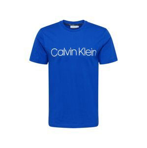 Calvin Klein Tričko  královská modrá / bílá