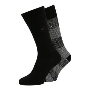 Tommy Hilfiger Underwear Ponožky  černá / šedá / bílá
