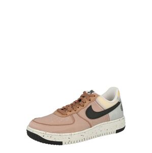 Nike Sportswear Tenisky 'AIR FORCE 1 CRATER'  světle hnědá / černá / bílá