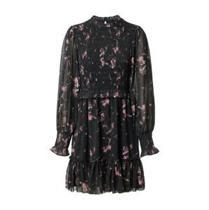 AllSaints Košilové šaty 'Ayla Vimur'  černá / světle růžová