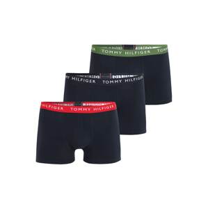 TOMMY HILFIGER Boxerky  červená / bílá / jablko / noční modrá