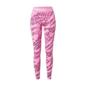 PUMA Sportovní kalhoty 'FOREVER'  světle růžová / stříbrná / ostružinová