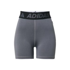 ADIDAS SPORTSWEAR Sportovní kalhoty 'Techfit'  tmavě šedá / černá / bílá