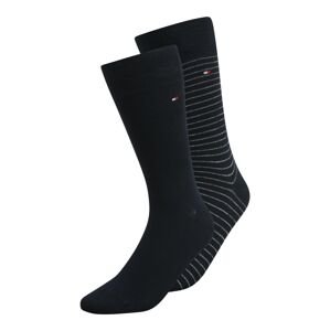 Tommy Hilfiger Underwear Ponožky 'TH MEN SOCK 1P WOOL CABLE'  noční modrá