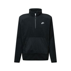 Nike Sportswear Mikina  černá / bílá