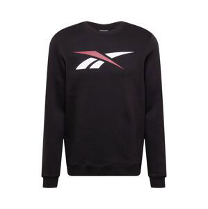 Reebok Sport Sportovní mikina  červená / černá / bílá