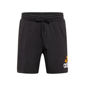 ADIDAS PERFORMANCE Sportovní kalhoty  černá / bílá / oranžová