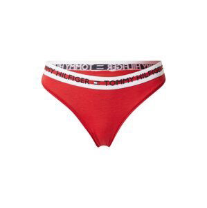 TOMMY HILFIGER Tanga  červená / bílá