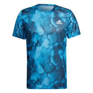ADIDAS PERFORMANCE Funkční tričko 'Fast Graphic'  aqua modrá / královská modrá