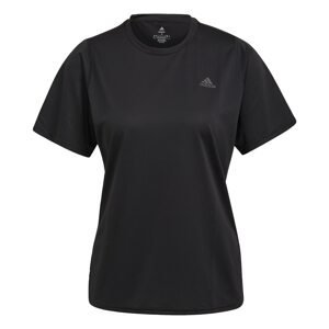 ADIDAS PERFORMANCE Funkční tričko ' Icons Running'  černá / šedá