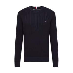 TOMMY HILFIGER Svetr  noční modrá / červená / bílá