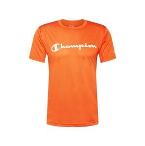 Champion Authentic Athletic Apparel Funkční tričko  oranžově červená / bílá