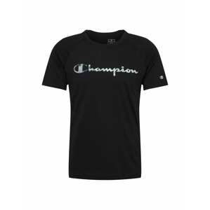 Champion Authentic Athletic Apparel Funkční tričko  černá / bílá