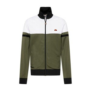 ELLESSE Mikina s kapucí 'Carloz'  khaki / bílá / černá / oranžová / červená