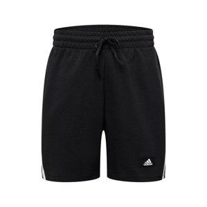 ADIDAS PERFORMANCE Sportovní kalhoty  černá / bílá