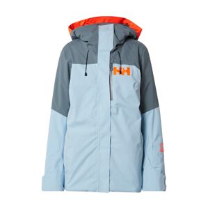 HELLY HANSEN Outdoorová bunda  šedá / světlemodrá / oranžová