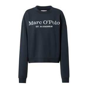 Marc O'Polo Mikina  tmavě modrá / bílá