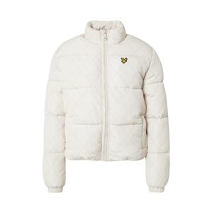 Lyle & Scott Přechodná bunda 'Argyle'  krémová / černá / šedá / zlatá