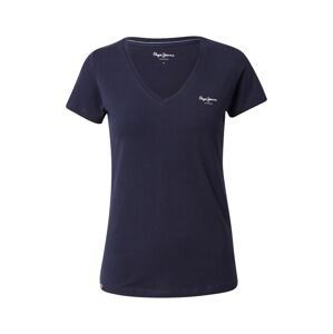 Pepe Jeans Tričko 'Violette'  černá / bílá