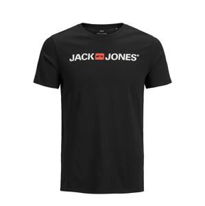 Jack & Jones Plus Tričko  světle červená / černá / bílá