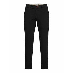 JACK & JONES Chino kalhoty  černá