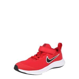 NIKE Sportovní boty 'Star Runner 3'  červená / černá / bílá