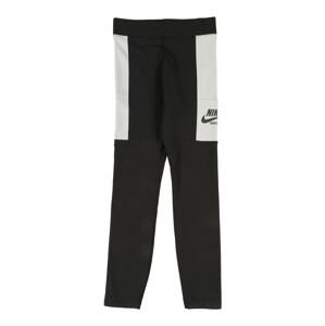 Nike Sportswear Legíny  černá / světle šedá