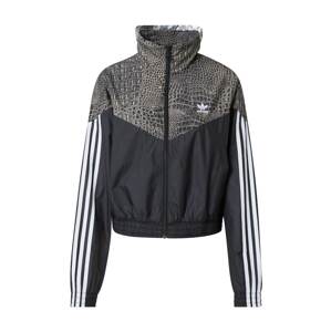 ADIDAS ORIGINALS Přechodná bunda  béžová / černá / bílá