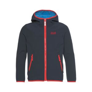 JACK WOLFSKIN Outdoorová bunda 'Fourwinds'  marine modrá / červená