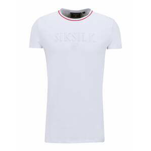 SikSilk Tričko  bílá / červená