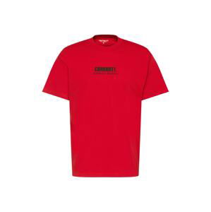 Carhartt WIP Tričko  červená / černá