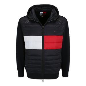 Tommy Hilfiger Big & Tall Mikina s kapucí  tmavě modrá / bílá / červená