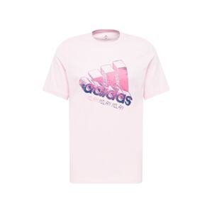 ADIDAS PERFORMANCE Funkční tričko 'Milan'  světle růžová / pink / tmavě fialová
