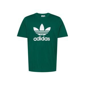 ADIDAS ORIGINALS Tričko  tmavě zelená / bílá