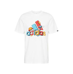 ADIDAS SPORTSWEAR Funkční tričko 'FLUID'  mix barev / bílá