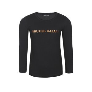 Bruuns Bazaar Kids Tričko 'Marie Louise'  zlatá / černá