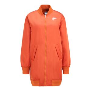 Nike Sportswear Přechodná bunda  oranžová / bílá