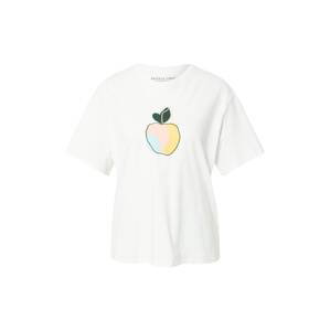 People Tree Tričko 'Apple'  světlemodrá / žlutá / růžová / přírodní bílá